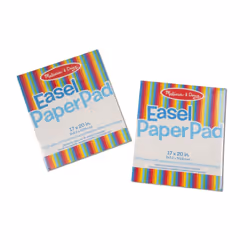 Melissa & Doug Easel Pad Bundle 50 Sheets 2-Pack - Large Easel Paper Pad For Classrooms