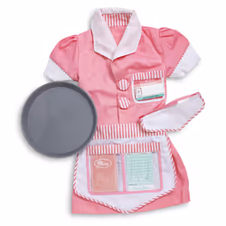 Melissa & Doug Waitress Role Play Set (FFP) Pink