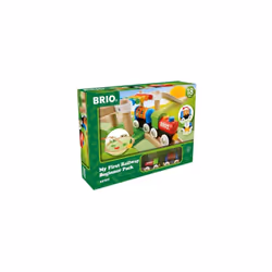 BRIO My First Railway Beginner Wooden Railway Train Set - Toddler Toy for Kids 18 Months Up