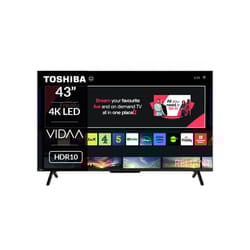 Toshiba 43UV2F53DBU 43 Inch 4K Ultra HD LED HDR VIDAA Smart TV