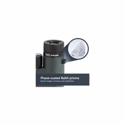 Celestron 71330 Nature DX 8x32 BaK-4 Prism Binoculars, Green