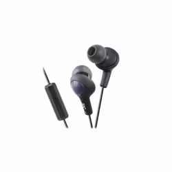 JVC HAFR6B Gumy Plus Headphones (Black)