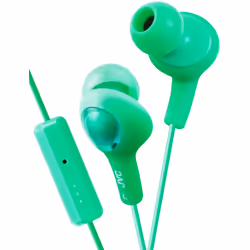 JVC HAFR6G Gumy Plus Headphones (Pistachio Green)