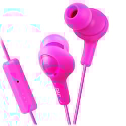 JVC HAFR6P Gumy Plus High Quality Headphones (Pink)