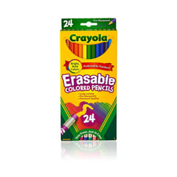 Crayola Erasable Colored Pencils  Kids At Home Activities  24 Count  Assorted  Long