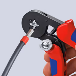 KNIPEX Tools 97 53 04 Crimping Pliers for end sleeves with lateral access 0 081016mm