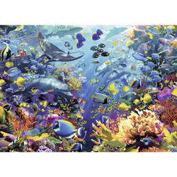 Ravensburger Underwater Paradise Jigsaw Puzzle - 9000 Pieces Blueboard | Precision-Cut Fit | Unique Piece Design | Ideal Gift ...