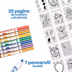 Crayola Paw Patrol Coloring & Activity Pad  32 Pages & 7 Markers