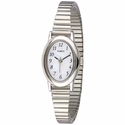 Timex Women's T21902 Cavatina Silver-Tone Stainless Steel Expansion Ba