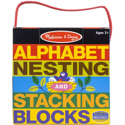 Alphabet Nesting And Stacking Blocks-MD2782