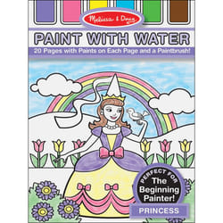 Melissa & Doug Paint W/Water Pad 8.25"X11" 20pgs-Princess MDPWW-4166