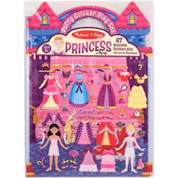 Melissa & Doug Puffy Sticker Play Set-Princess 67 Stickers MD9100