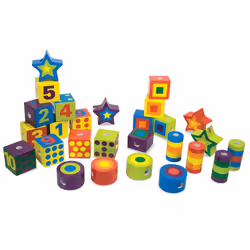 Melissa & Doug Deluxe Wooden Lacing Beads