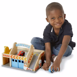 Melissa & Doug Service Station Parking Garage