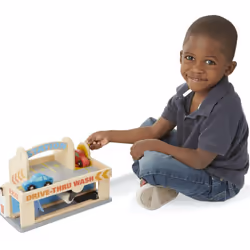 Melissa & Doug Service Station Parking Garage