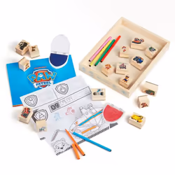 Melissa & Doug Multicolour Paw Patrol Wooden Activity Stamp Set