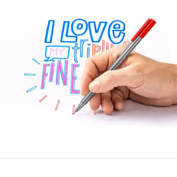 STAEDTLER 0.3 mm Triplus Fineliner Superfine Point Pens - Assorted (Pack of 42)