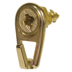 The Hillman Group 122399 Number Walldriller Picture Hook  Brass  Set of 4