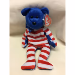 Ty Beanie Babies - Liberty the White Teddy Bear (USA Exclusive)