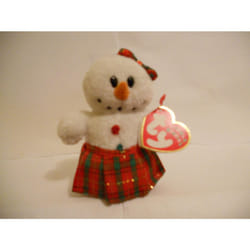 Coolstina - The Snow Girl - Clip On - TY Beanies - Jingle Beanies