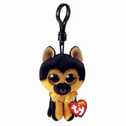 TY Spirit the German Shepherd Plush Key Clip
