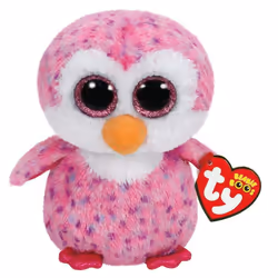 Beanie Boo Plush - Glider the Pink Penguin 15cm