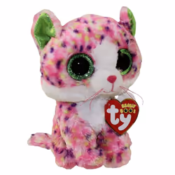 Ty Sophie Pink Polka Dot Cat Boo Small - Stuffed Animal (36189)