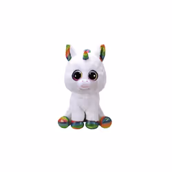Ty 36859ÃÂ Pixy, Unicorn with Glitter Eyes Glub Push's, Beanie Boo's, White/Multicoloured, 42ÃÂ cm