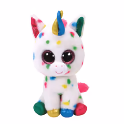 Ty Mounting, Harmony, Glitter Eye Pink Unicorn 42 cm â , Beanie Boo's