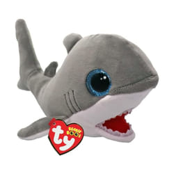 TY Finnegan Shark Adorable Beanie Boo Soft Plush