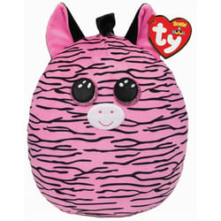TY Squish a boo Zoey the zebra plush cushion