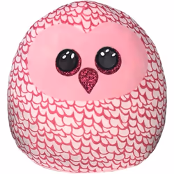 TY Pinky Owl Squish-A-Boo 14"