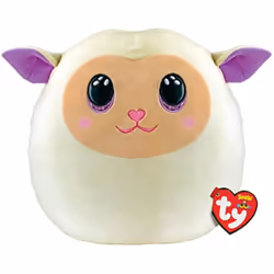Fluffy Lamb - Squish-A-Boo - 14"