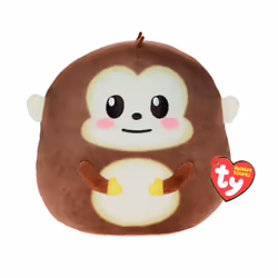 TY Squish-A-Boo Matteo Monkey Adorable Cuddly Plush