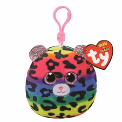 Dotty Leopard Squishy Beanie Clip