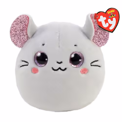 Catnip Mouse Squishy Beanie Clip