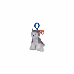 Slush The Huskey - 4' Clip On - TY Beanies - Original Beanies