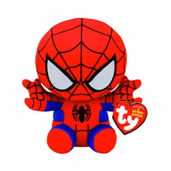 Ty Spiderman Plush, Red/blue, Regular