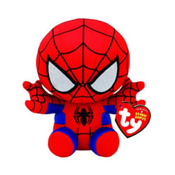 Ty Spiderman Plush, Red/blue, Regular
