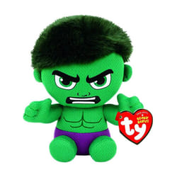 Ty Marvel Hulk Beanie 7" Plush Toy