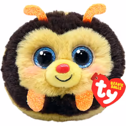 TY Zinger Bee Beanie Balls 3"