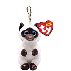 TY Beanie Bellies Key Clip Miso Cat 10cm