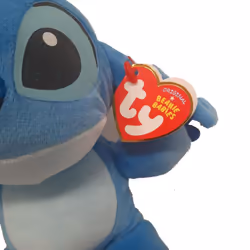 TY Beanie Baby Stitch - (Soft Body) -6""""  Blue