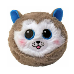 TY Slush Husky Childrens Beanie Bouncer Soft Toy