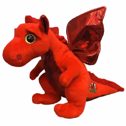 90180 Dragon Y DDRAIG Goch-Medium, Multicolored