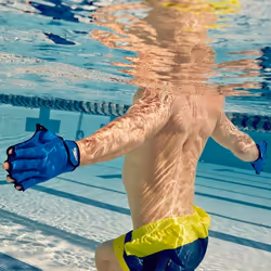 Speedo unisex adult Swim Training Fitness aquatic gloves  Royal  Small US