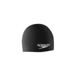 Unisex Silicone Swim Cap, Speedo Black, One Size UK