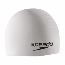 Speedo Unisex-Adult Swim Cap Silicone White