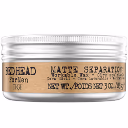 Bed Head For Men by TIGI - Matte Separation Workable Wax - Professional Firm Hold Hair Wax - Hair Styling Product Formulated  ...