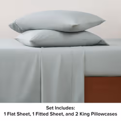 UGG 01752 Alahna King Bed Sheets and Pillowcases 4-Piece Set Sleep in Luxury Machine Washable Deep Pockets Wrinkle-Resistant Breathable Cozy Comfort S